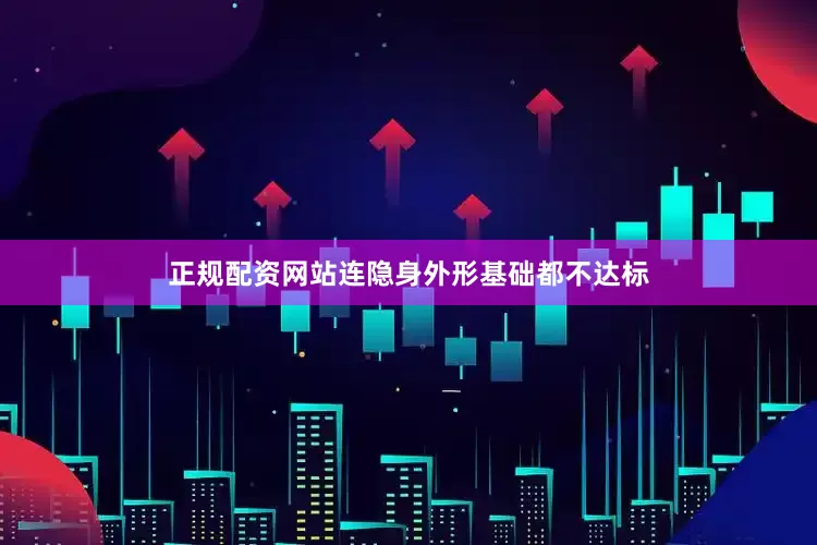正规配资网站连隐身外形基础都不达标