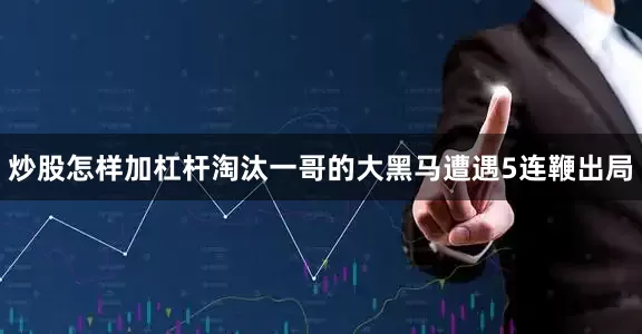 炒股怎样加杠杆淘汰一哥的大黑马遭遇5连鞭出局